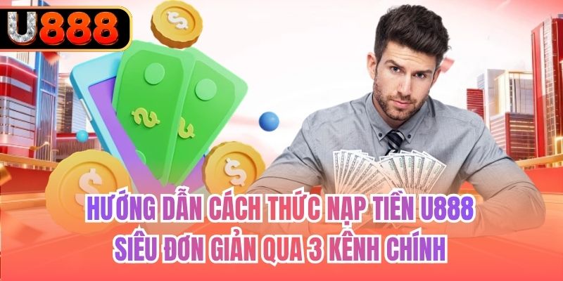 Hướng dẫn cách thức nạp tiền U888 siêu đơn giản qua 3 kênh chính