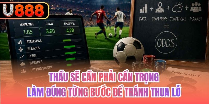Thầu sẽ cần phải cẩn trọng, làm đúng từng bước để tránh thua lỗ